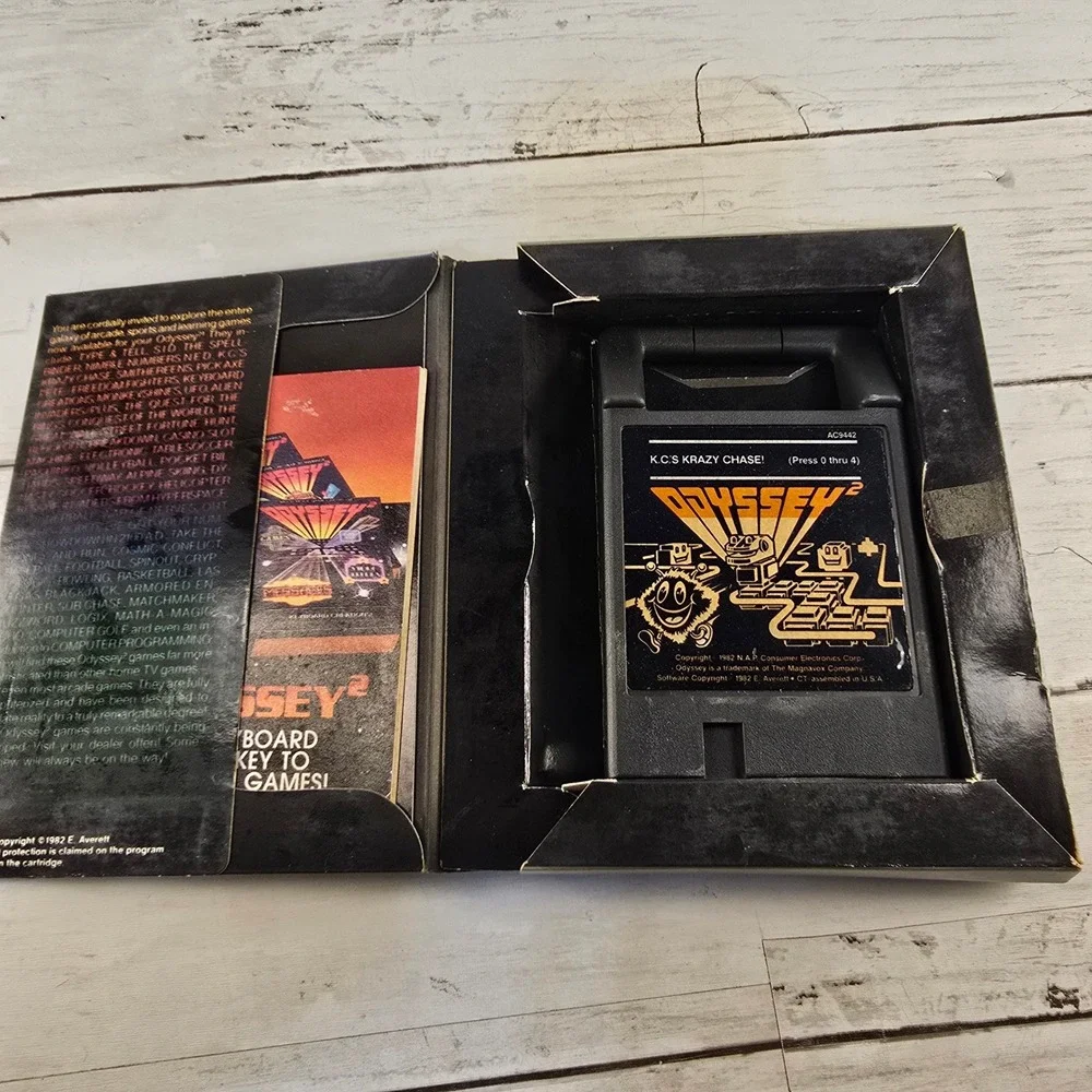 Magnavox Odyssey 2 K.C.'s Krazy Chase! AC9442 Challenger Series Game Box Manual